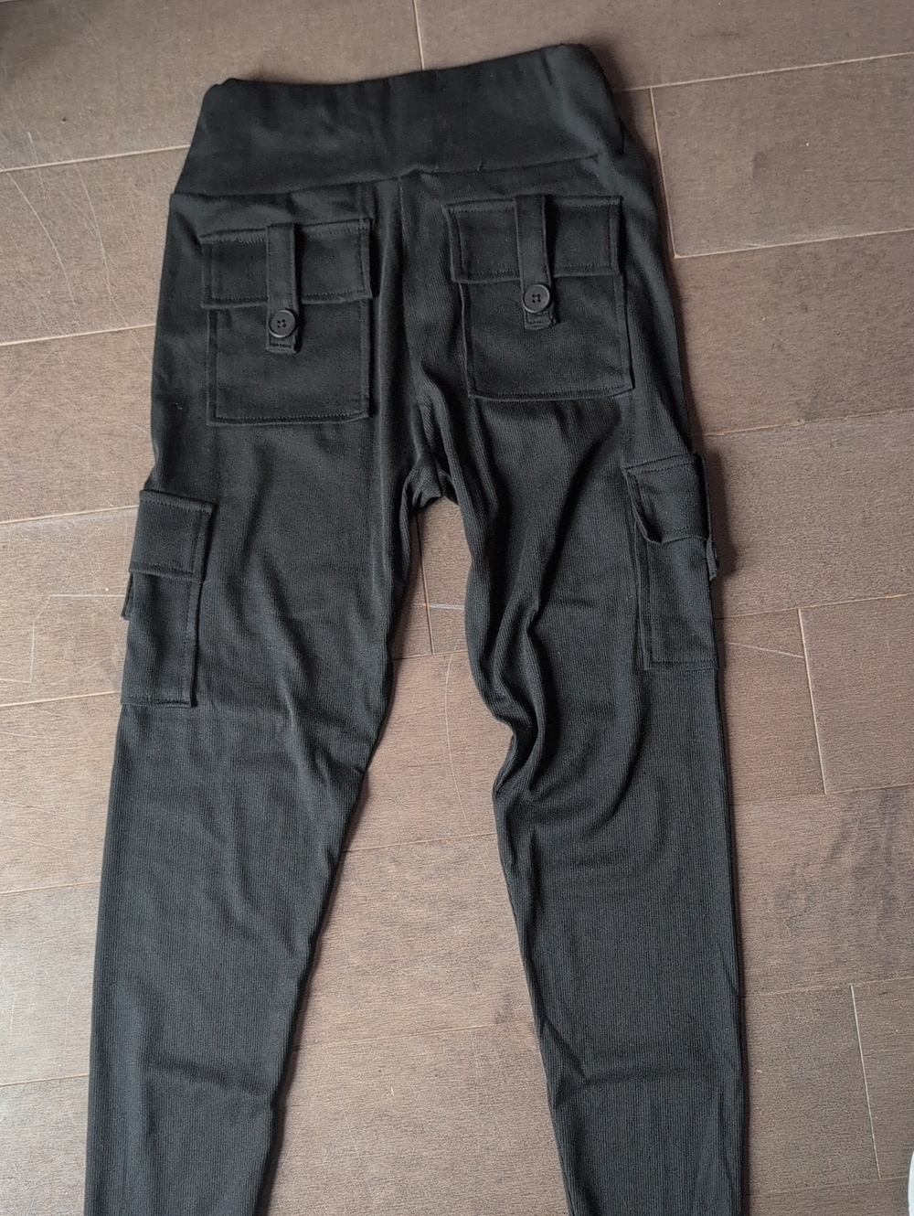 Missguided Black Skinny Cargo Jumpsuit Pants